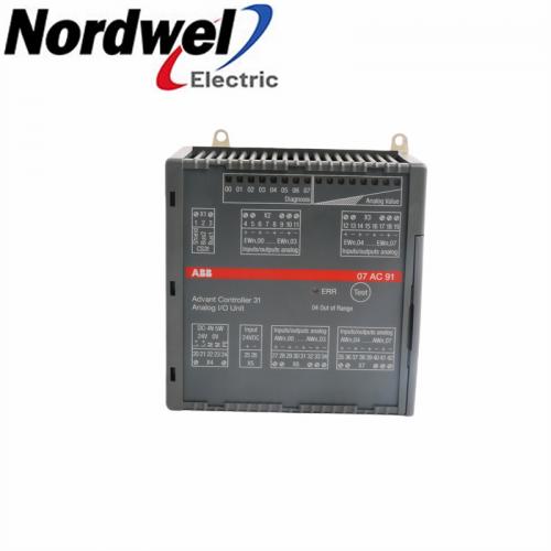 ABB | 07AC91  GJR5252300R0101 | Analog I/O Unit
